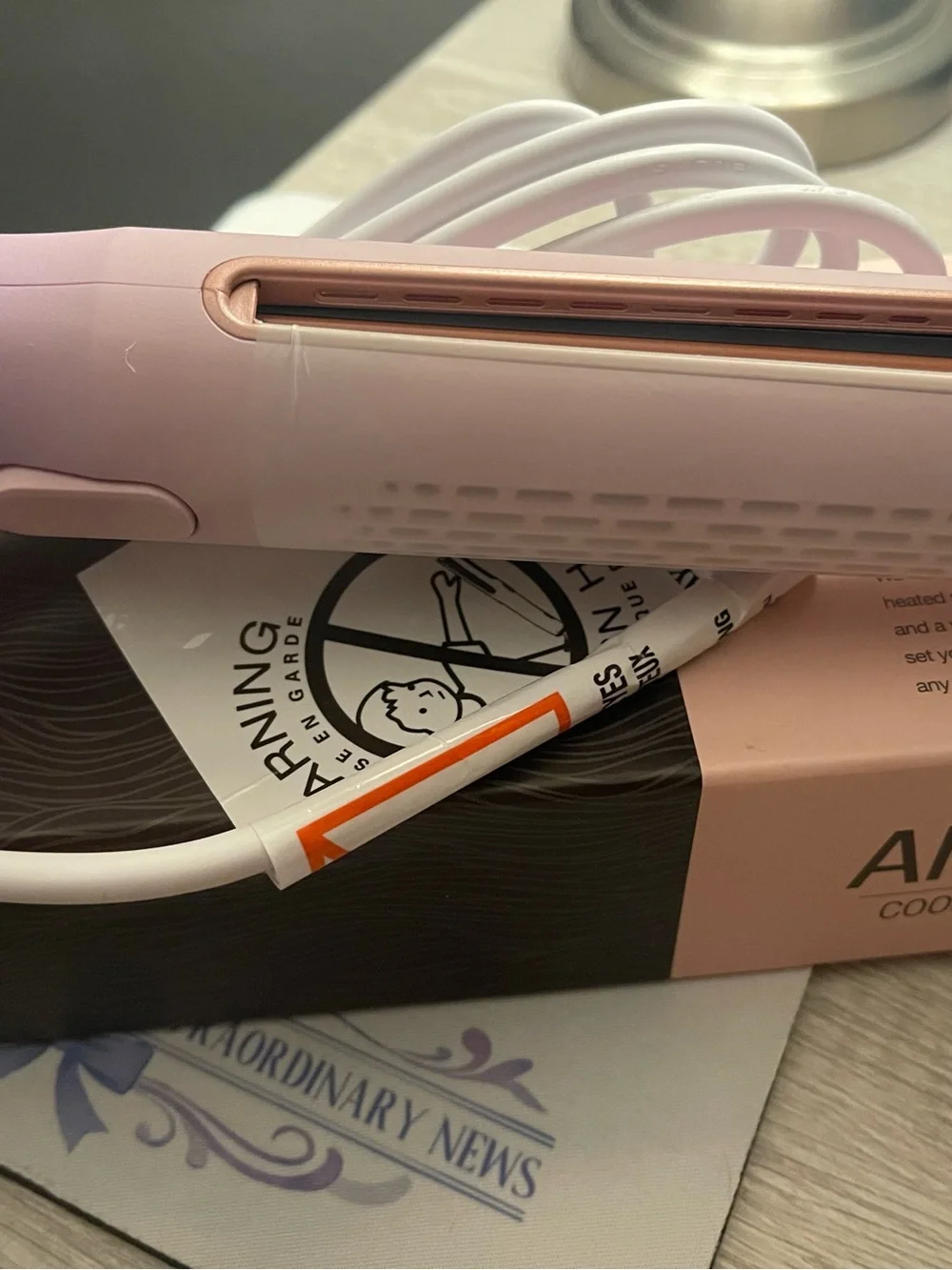 New in Box Calista Air Glide Pink & Purple Hair Styler!